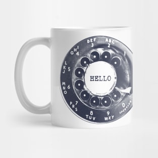 Hello Rotary Dial Mug